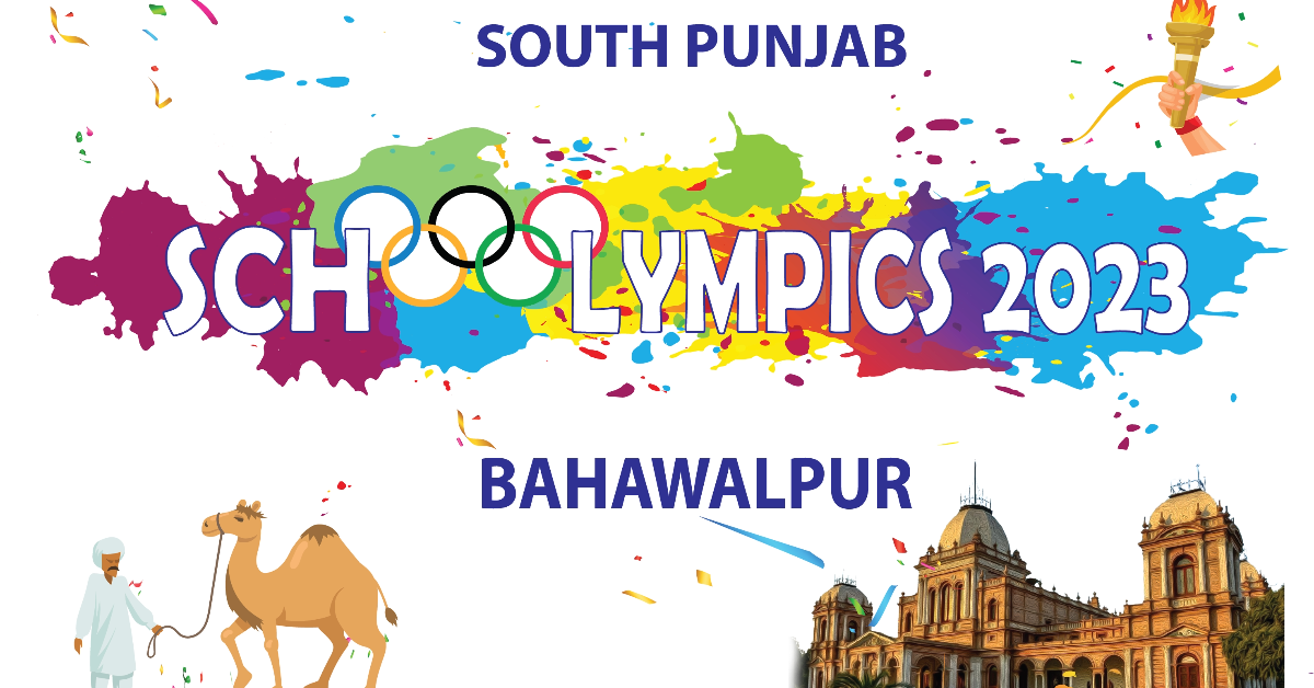 Official Logo School Olympics 2023 Bahawalpur
